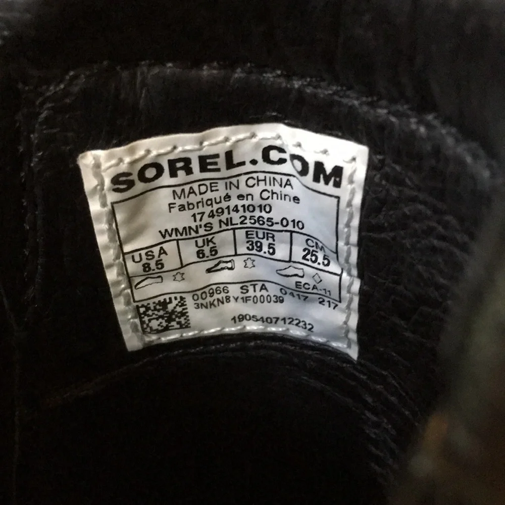 SOREL | After Hours Chelsea Boot Wedge Weatherproof Black Leather